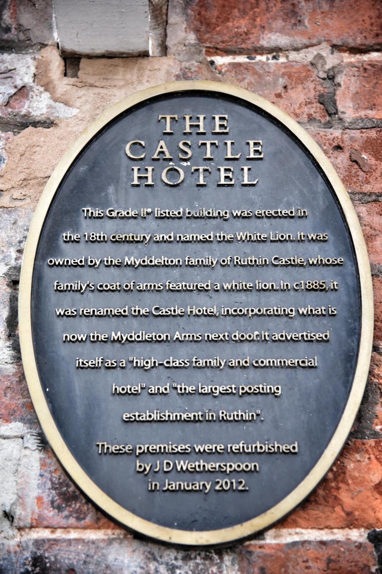 The Castle Hotel Wetherspoon Ruthin Zewnętrze zdjęcie